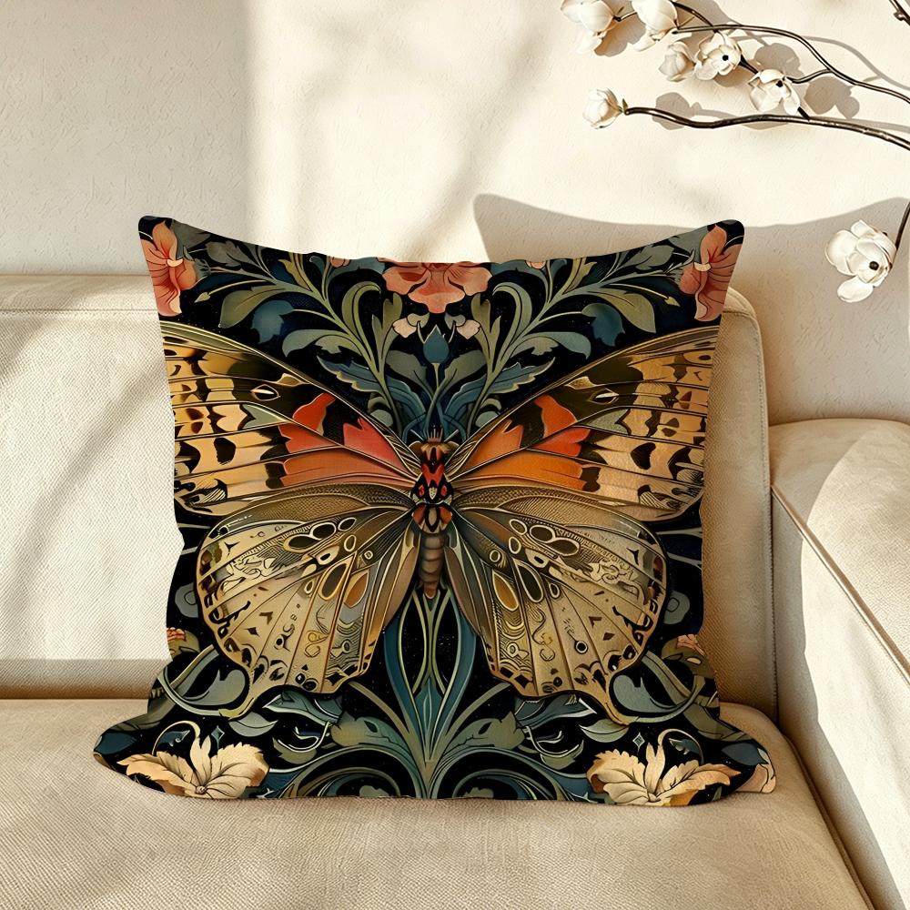 Künstler WWilliam MMorris Kissenbezug Kissenhülle Anti-Milben Kissenbezug Seidiger Kurzer Plüsch Sofakissenbezug heiß