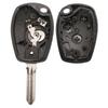 Jingyuqin 3 Buttons Replacement Remote Key Shell  Cover FOB Case for Renault Logan Sandero Clio Fluence Vivaro Master Traff