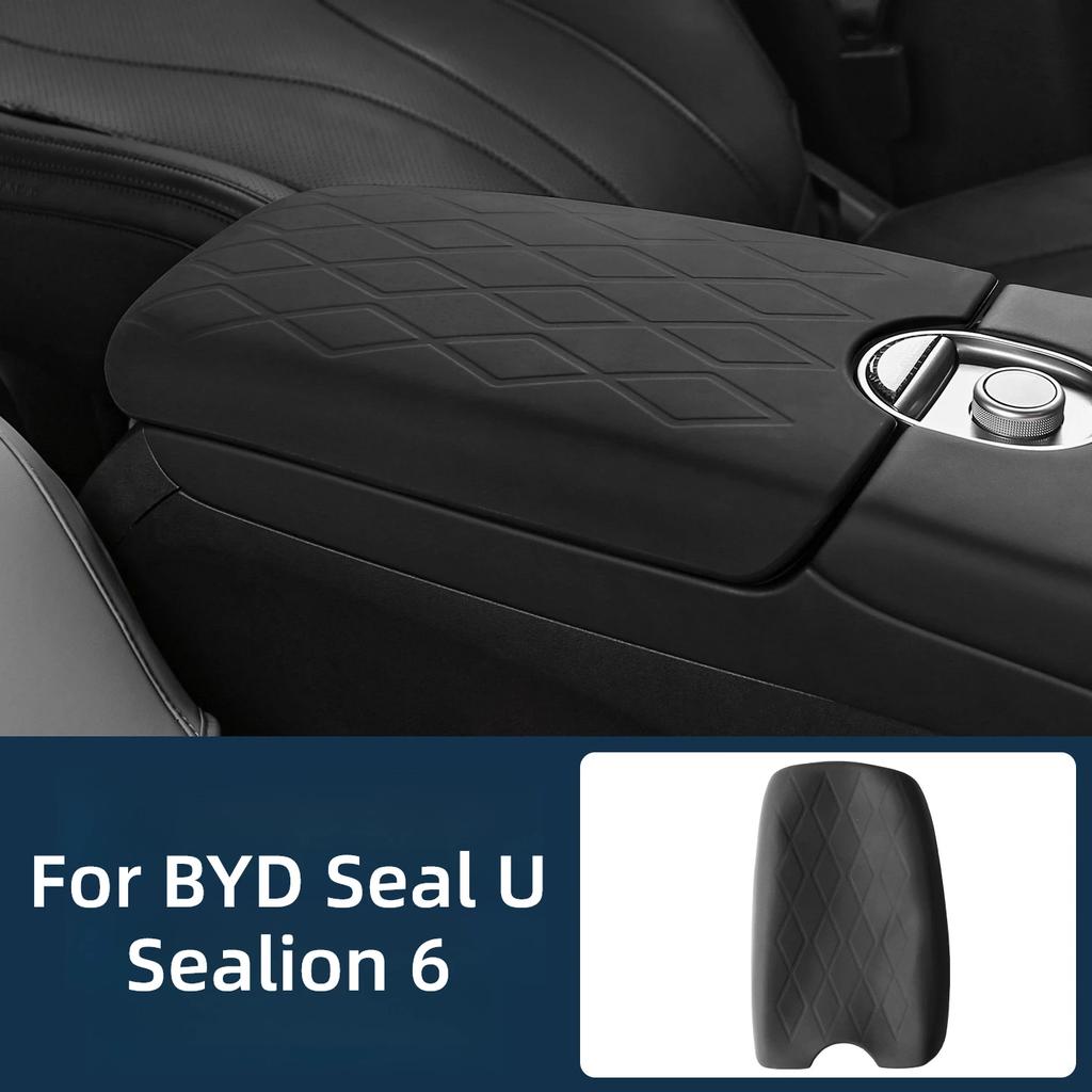 For BYD Sealion 6 Seal U Silicone Armrest Box Cover Specialized Center Console Protection Pad Interior Modification Accessories