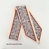 Luxury Neck Strap Long Hair Band Fashion Silk Scarves