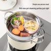 Supor 304 Stainless Steel Double-Layer Steamer Soup Pot