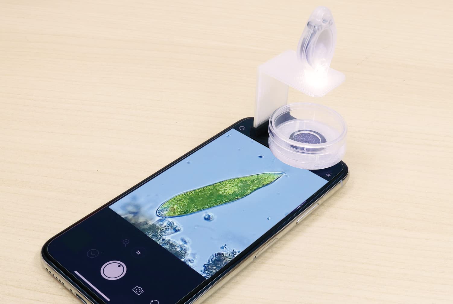 

Portable Mobile Microscope Euglena Standard magnification Microscope / 125-500x