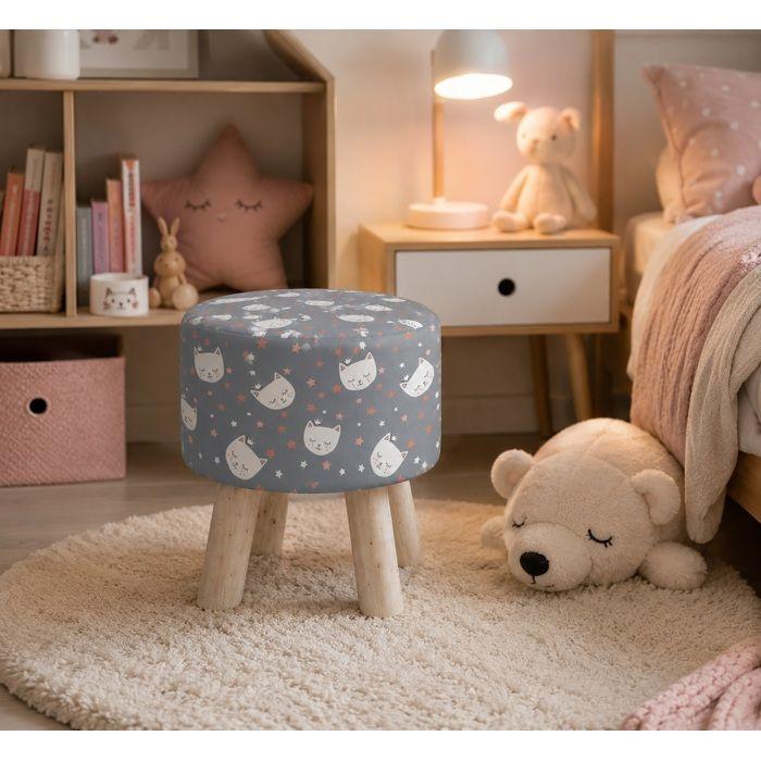 Tabouret Miaou Tête de Chat