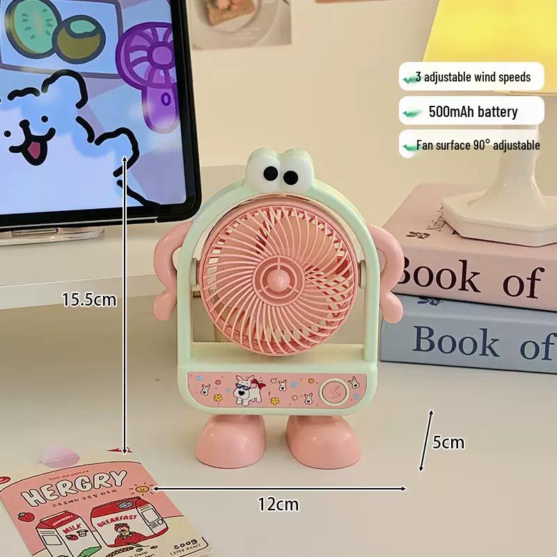 Cute USB-Powered Desktop Fan - Big Eyes Little Monster