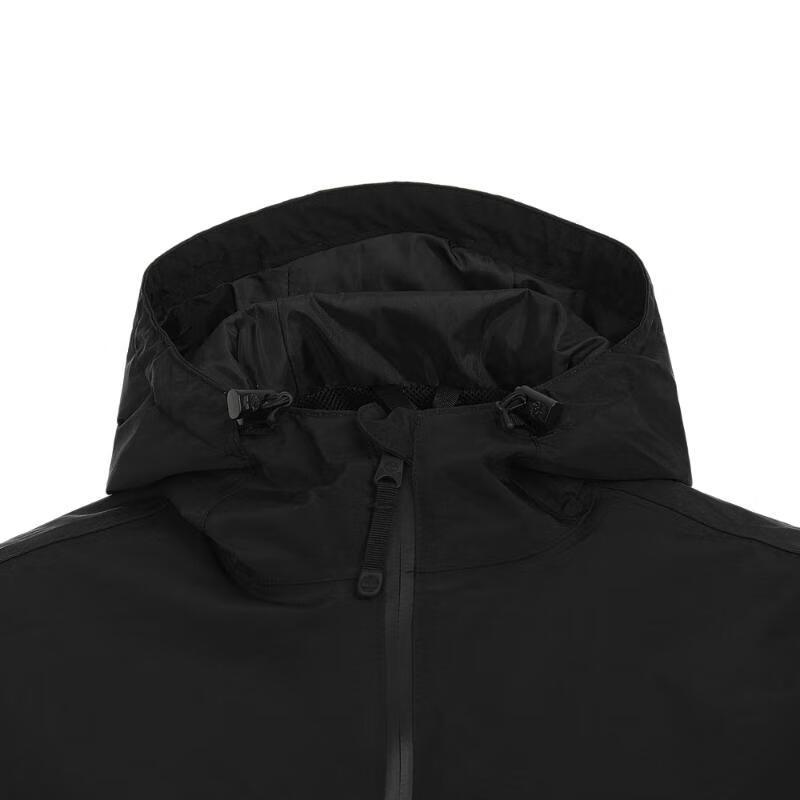 Timberland Fashion Versatile Solid Color Hooded Waterproof Windproof Breathable Jacket Women Jacket Black A429N-001