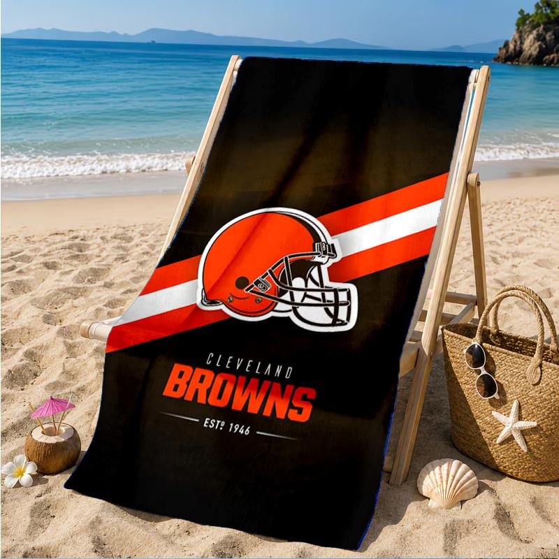 Cincinnati Browns Legacy Beach Towel, Microfiber Beach Towel, Perfect For Pool, Beach, Travel, Home Decor Beach Party Fan Gifts