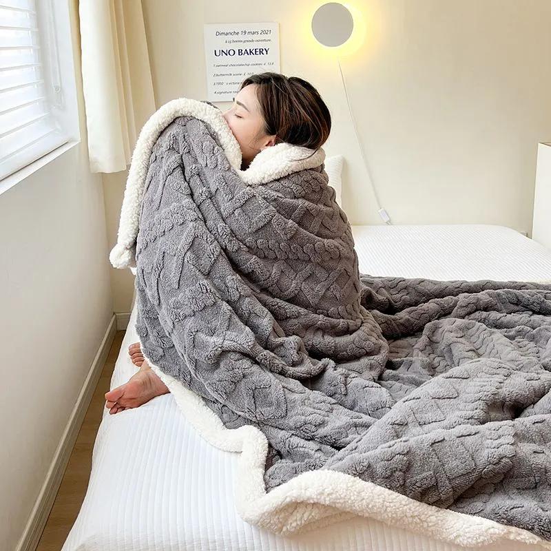 Double Blanket, Artificial Velor, Alpaca, 220x200 Cm