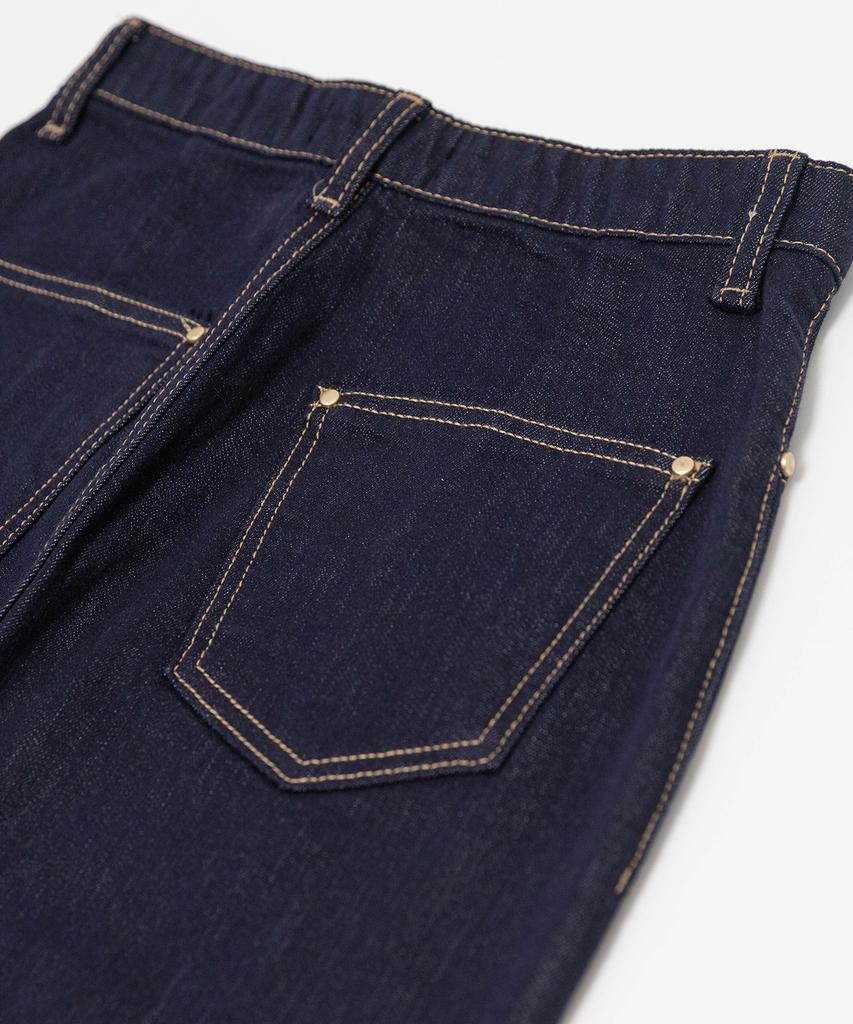 Eilubeu Brushed Pocket Stitch Skirt Aarads701A