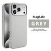 Plain Leather Case For iPhone 17 Air 16 15 14 Plus 13 Magnetic Cover For Magsafe Cover