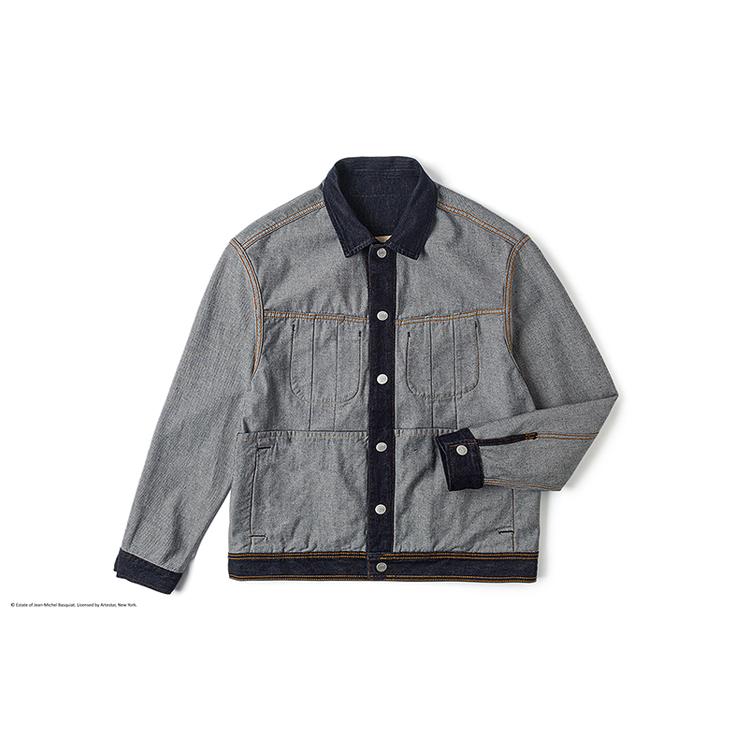 Lee Denim Jackets Men's Washed Lapel Moderate Straight Fit LMT006955203422898L00