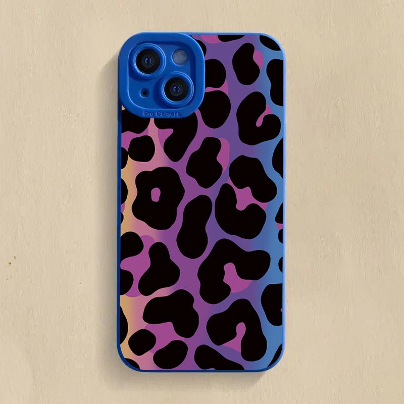 Case For  Mi 15 14T 13T 12T Pro 14 13 12 11 Lite NE Poco F6 F5 X5 M6 X7 Pro Colorful Leopard Pattern Silicone Phone Cover