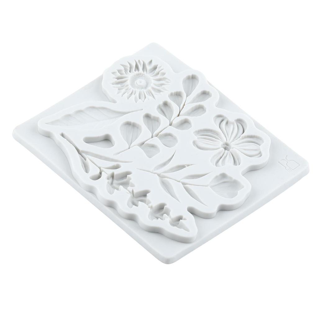 Flower Silicone Molds Leaf Fondant Mold Cake Decorating Tools Cupcake Topper Candy Chocolate Gumpaste Mold