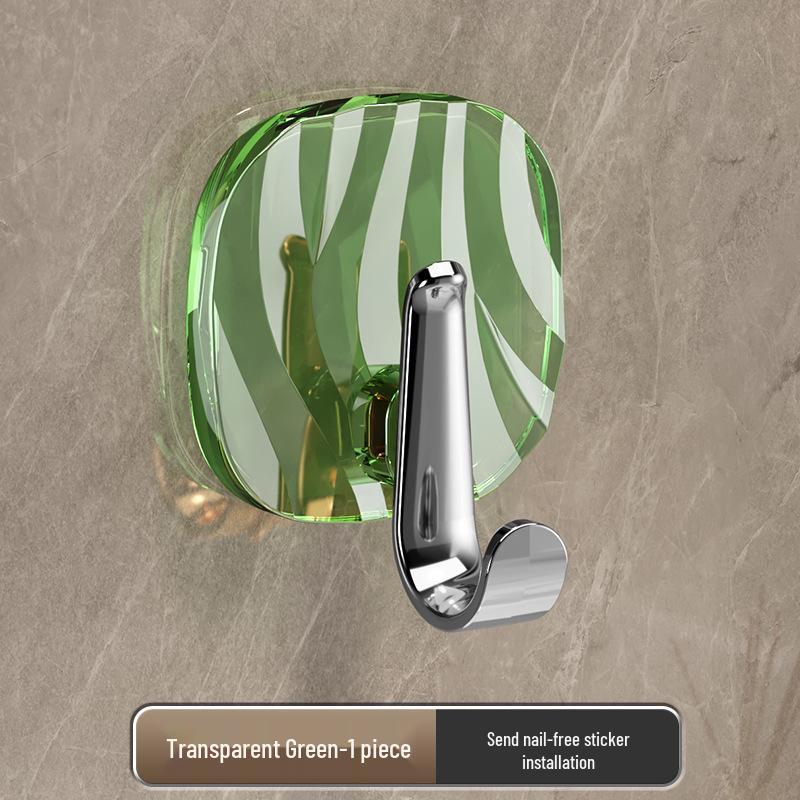 Traceless Strong Adhesive Hook – Punch-free Suction Cup for Backpacks, Coats, Keys, and Kitchen Use.