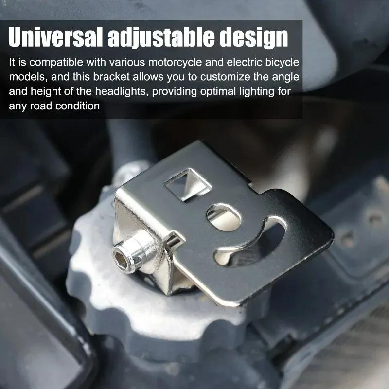 Motorcycle Headlight Spotlight Brackets Parts for ATV Truck Dirt Bike SUV Accessories Sponge Clamp Led Light Bracket Mount Kit