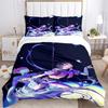 3pcs Butterfly Dreams Valorant Home Bedding Set-Fantasy Floral Decor for Bedroom, Living Room, Hotel, Festival Gift, Travel, Daily Use120202