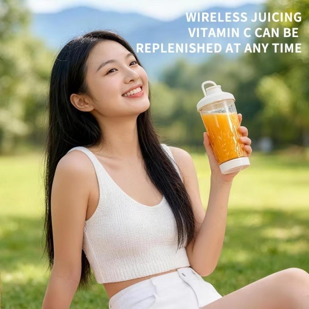 USB Rechargeable Portable Electric Juicer 600ML Capacity Auto Juicing Cup Fresh Fruit
