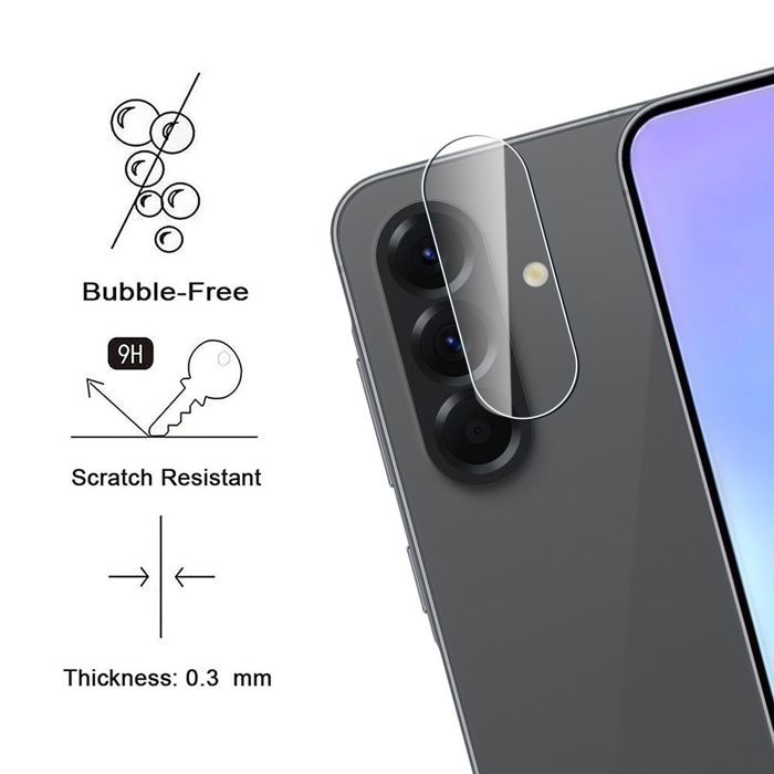 3 Verres Trempés Caméra pour Samsung Galaxy A57 5G - Protection Anti-Rayures 9H Antichoc