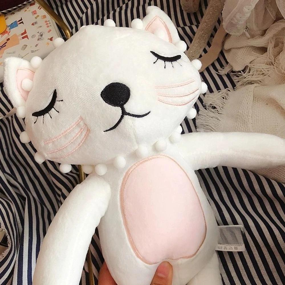 40-60CM Super Soft Cute Lion Plush Toy Short Hair Lioness Kawaii Sooth Sleeping Animals Dolls Give Children Birthday Gifts