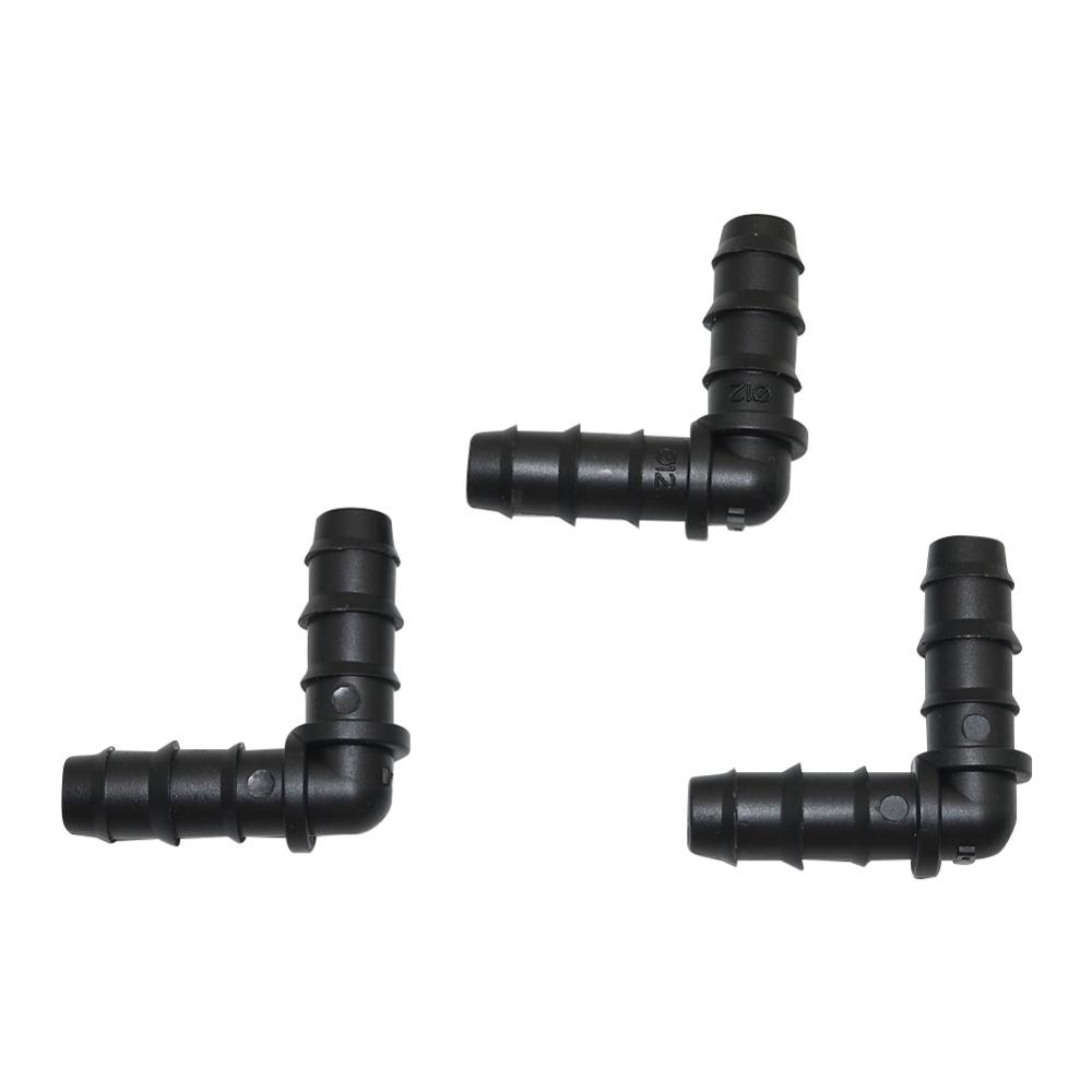 Elbow Connector for DN12 Hose Garden Accessories Drip Irrigation Pipe Adapter Greenhouse Watering Hose Fitting 10 Pcs