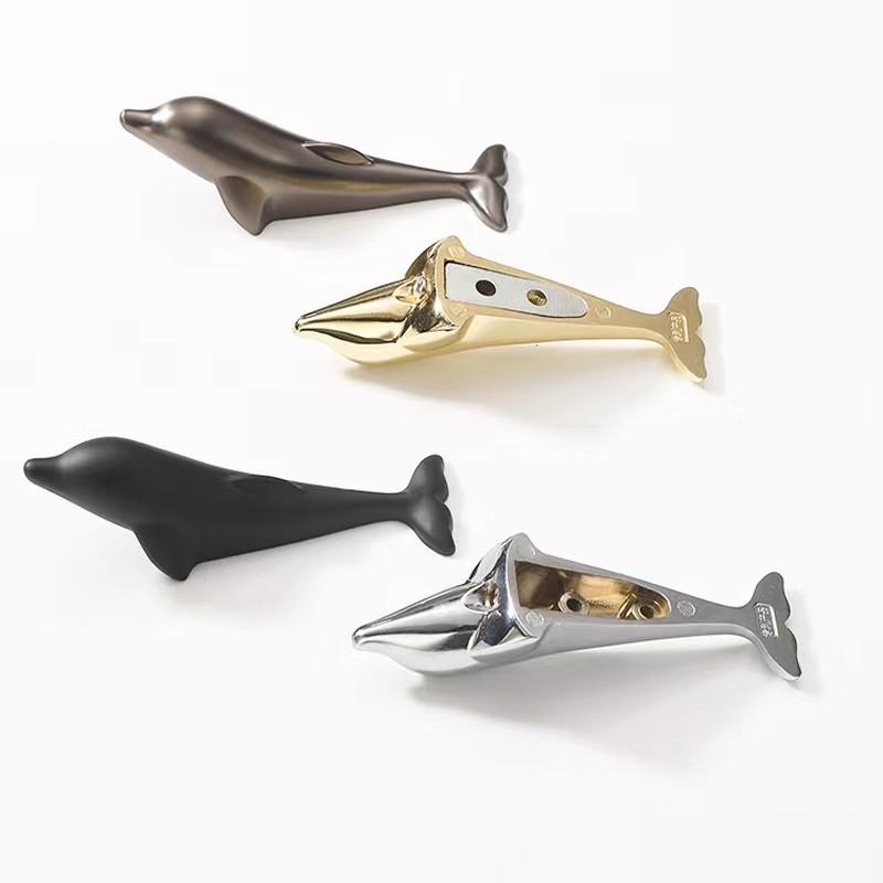 Estilo Mediterrâneo, Gancho de Golfinho, Decoração Criativa, Gancho de Parede, Gancho para Casaco, Decoração de Entrada da Sala de Estar, Gancho de Canto para Casaco