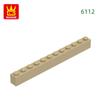 Non-Toxic 22 Pcs/Lot 6112 1X12 High 12 Hole Building Block Moc Color Accessories Compatible With Brick Diy Children'S Toy Assembly Gift