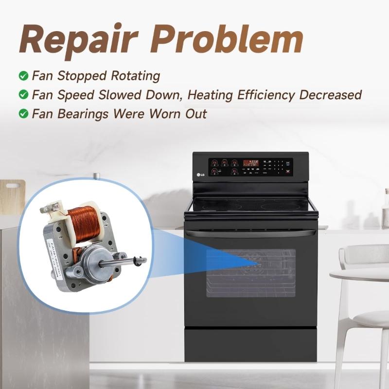 Range Convection Fan Motor Replacement EAU61865301 Cooling Fan Motor Assembly Microwave Oven Accessories Enduring