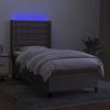 VidaXL Sommier à Lattes de Lit avec Matelas et LED, Lit Rembourré, Lit Simple, Lit Adulte de Chambre à Coucher Intérieur, 3138601