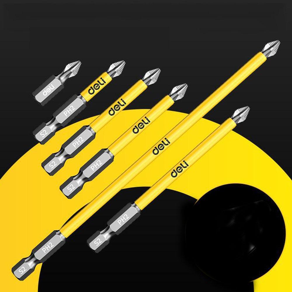 10/6pcs High Hardness Cross Screwdriver Bit Non-slip PH2 Screwdriver Set Impact Drill Bit