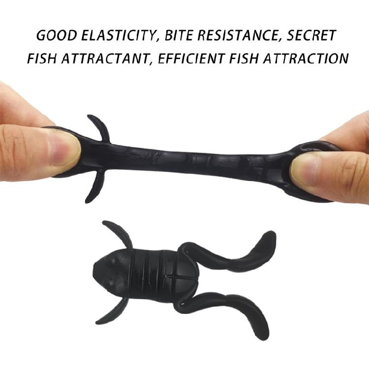 5Pcs Simulation Frogs Swimbaits Baits Topwater Floating Lures Fishing Soft Baits Artificial Frogs Lures Fishing Baits