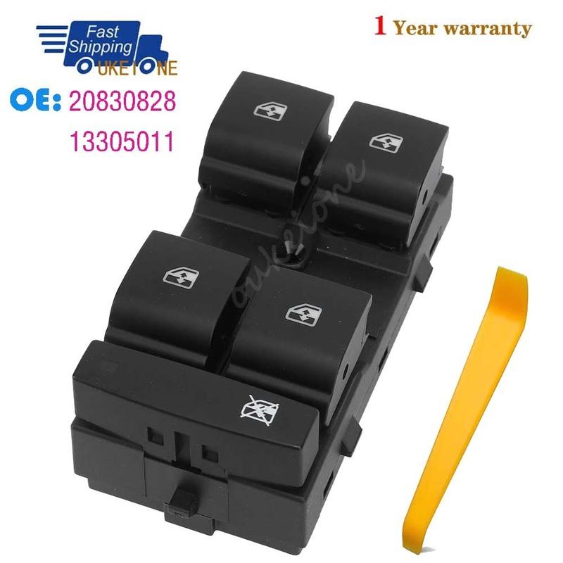 

13305011 For Opel ignia 2008‑2017 Master Driver Side Electric Power Window Switch lifter Control Button Parts 20830828