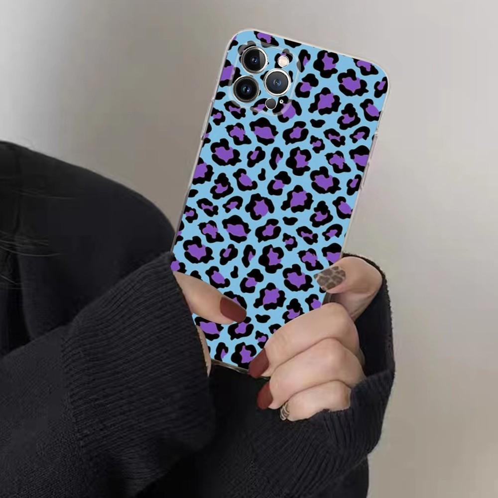 Leopardenmuster Handyhülle für iPhone 15 8 7 6 6S Plus X SE 2020 XR XS 14 11 12 13 Mini Pro Max Handyhülle