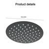 8 Inch Shower Head Bath Connector High Pressure Rain Replacement Shower Swivel Ball Ultra-thin High Quality Parts