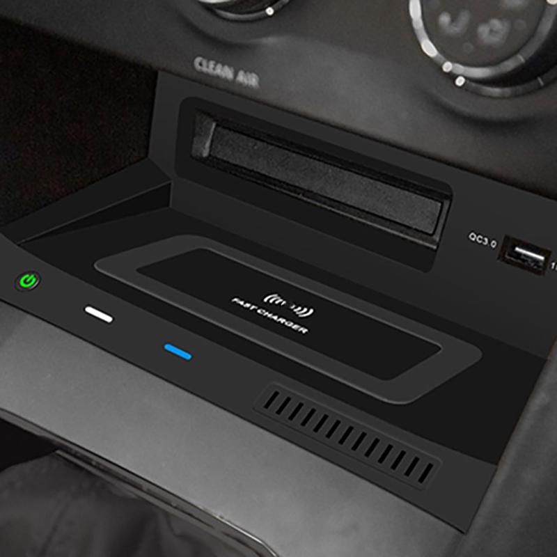 For VW Tiguan MK2 Tiguan Allspace Tharu 2017 2018 Car wireless charger 15w mobile phone charger charging holder