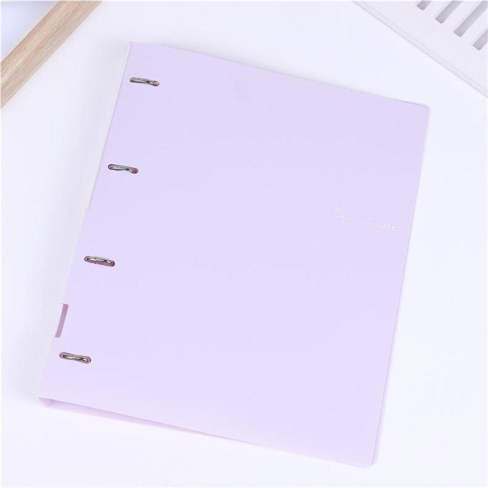 Document Storage A4 File Display Waterproof Loose-leaf Folder Binder Folders Student Children
