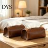 Sturdy Leather Box PU Tissue Box, Foldable Retro Style Holder, Storage Organizer Decorative Desktop Organizer, for Office Desk Home Car Decor