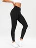 V-Shaped High-Elastic Hip-Lifting Pleated Yoga Pants - Popular in Europe & America for Training, Running & Fitness