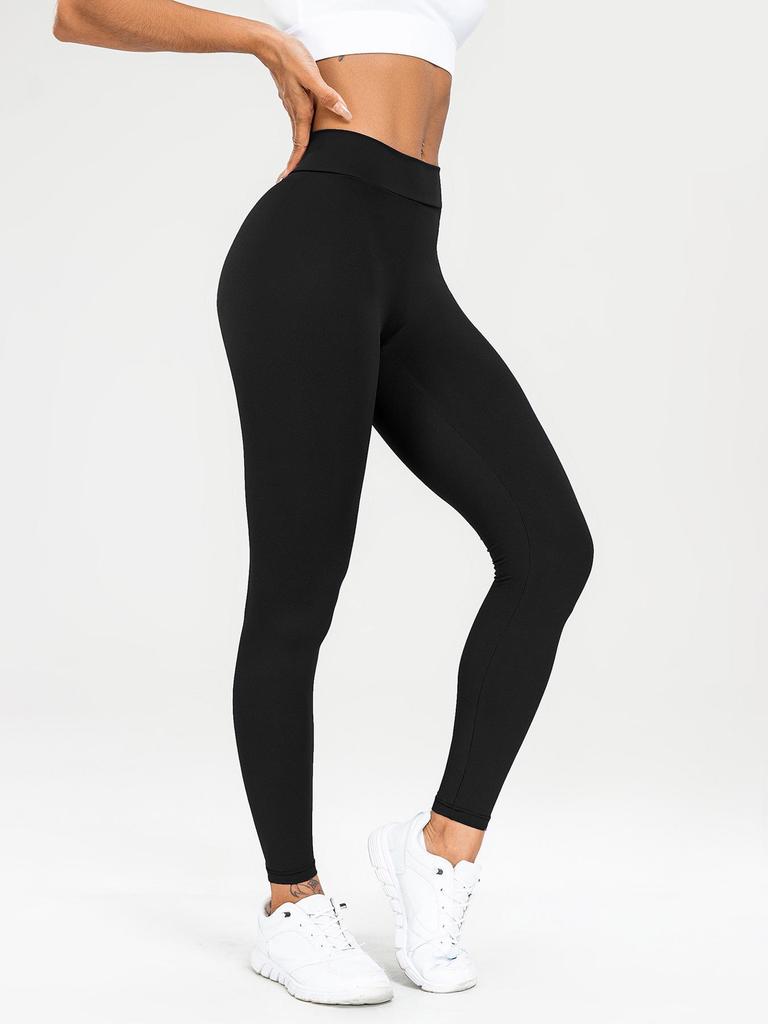 V-Shaped High-Elastic Hip-Lifting Pleated Yoga Pants - Popular in Europe & America for Training, Running & Fitness