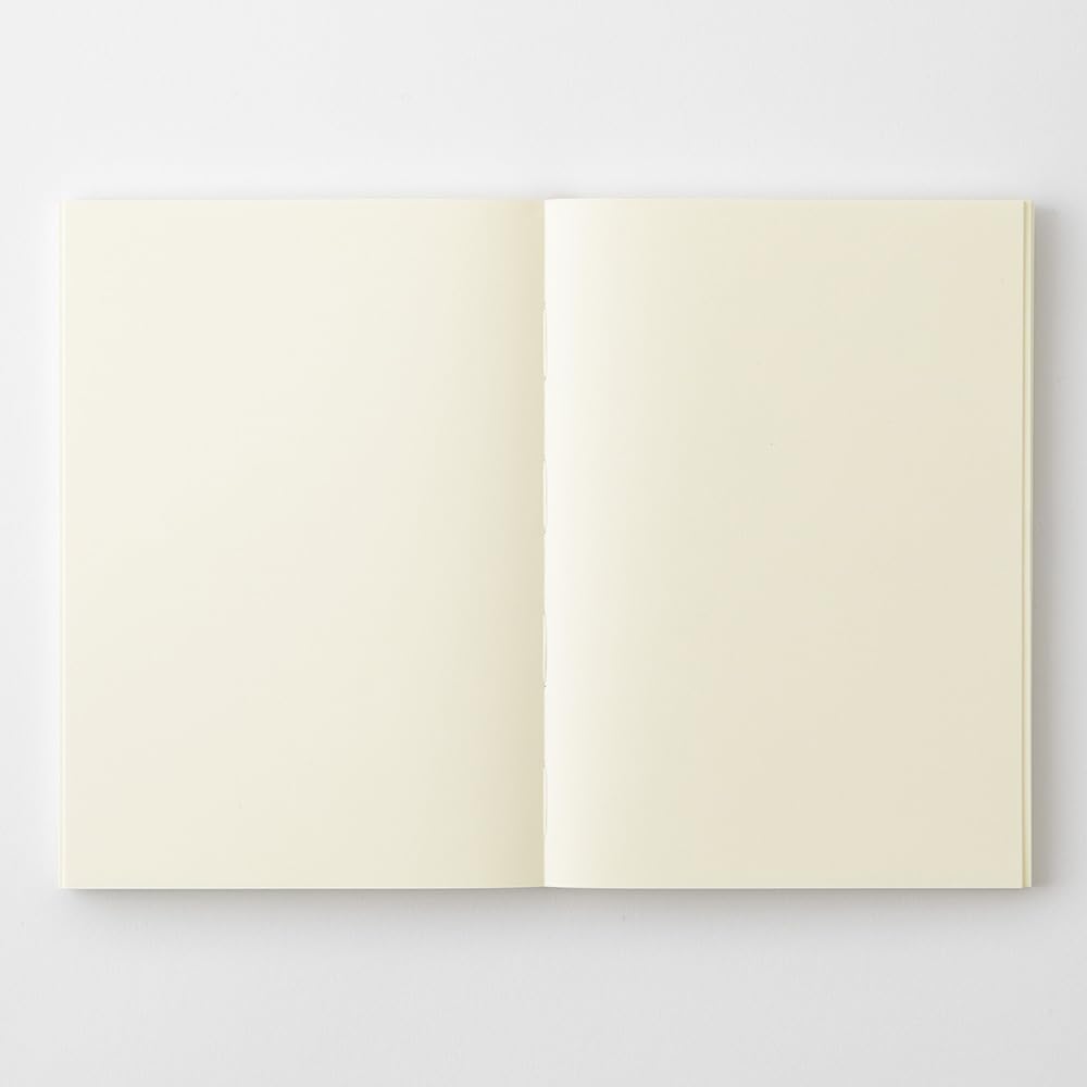 DESIGNPHIL MIDORI MD Notebook, Blank Bunkobon, Unruled - Perfect for Creative Writing