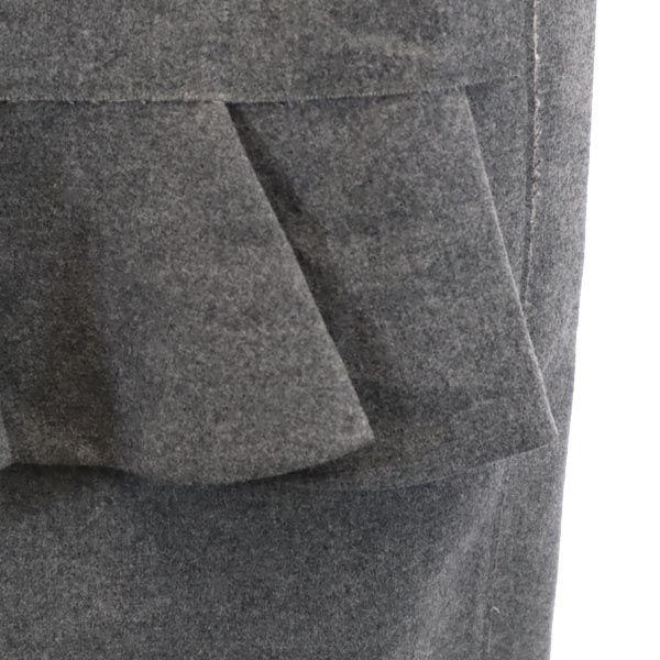 Alexander McQueen wool blend No sleeve one piece 38 gray Back zip Women Used