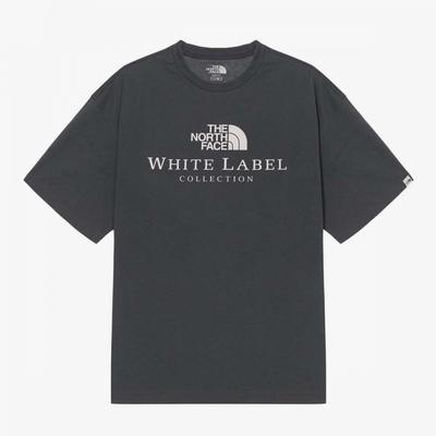 The North Face Signature Short Sleeve Tee Charcoal Grey Nt7ur26l