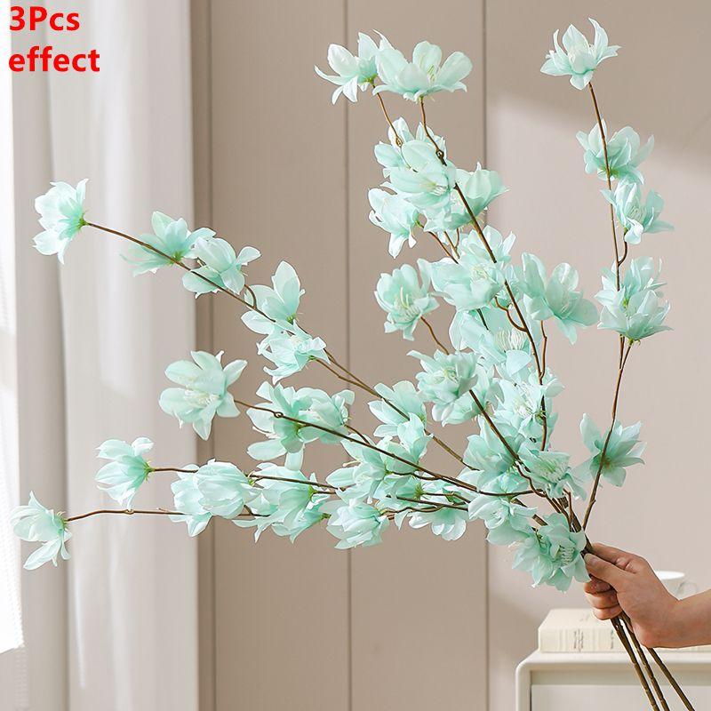 1/3Pcs Sakura Artificial Flowers Bouquet 110CM Fake Flowers Garden Party Wedding Marriage Decoration Home Decor Vase Ornaments