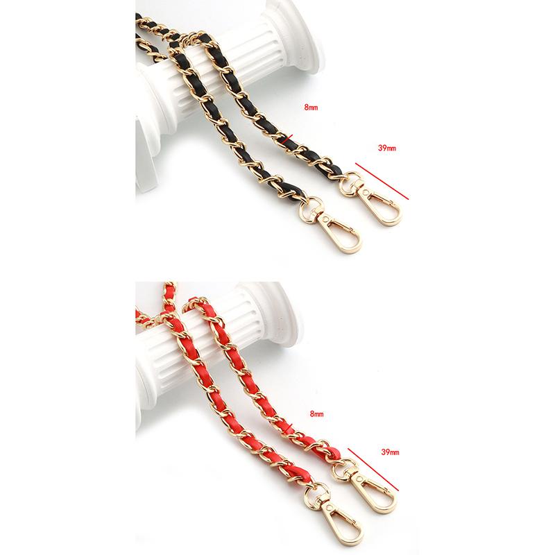 120Cm Long Pu Leather Bag Strap For Crossbody Handbags Shoulder Bag Strap Replacement Accessories 0.8Cm Wide Bag Chain