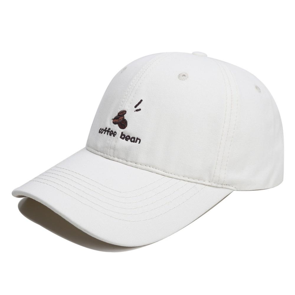 Baseball Cap Men's /Women's Dome Hat Soft Top Cap Summer Casual Sun Protection Letter COFFEE BEAN Hat Adult Caps Streetwear