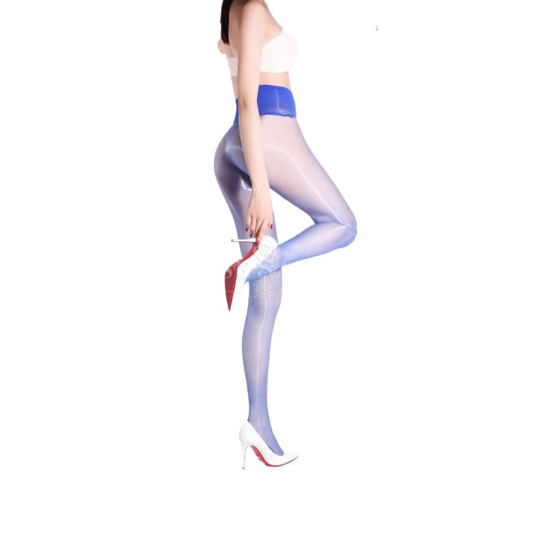 Aurora 360 Seamless Women'S Ultrathin Oilbright Silky Smooth Toes Transparent Pantyhose Ol Party Ootd Fashion Girl Date Wear