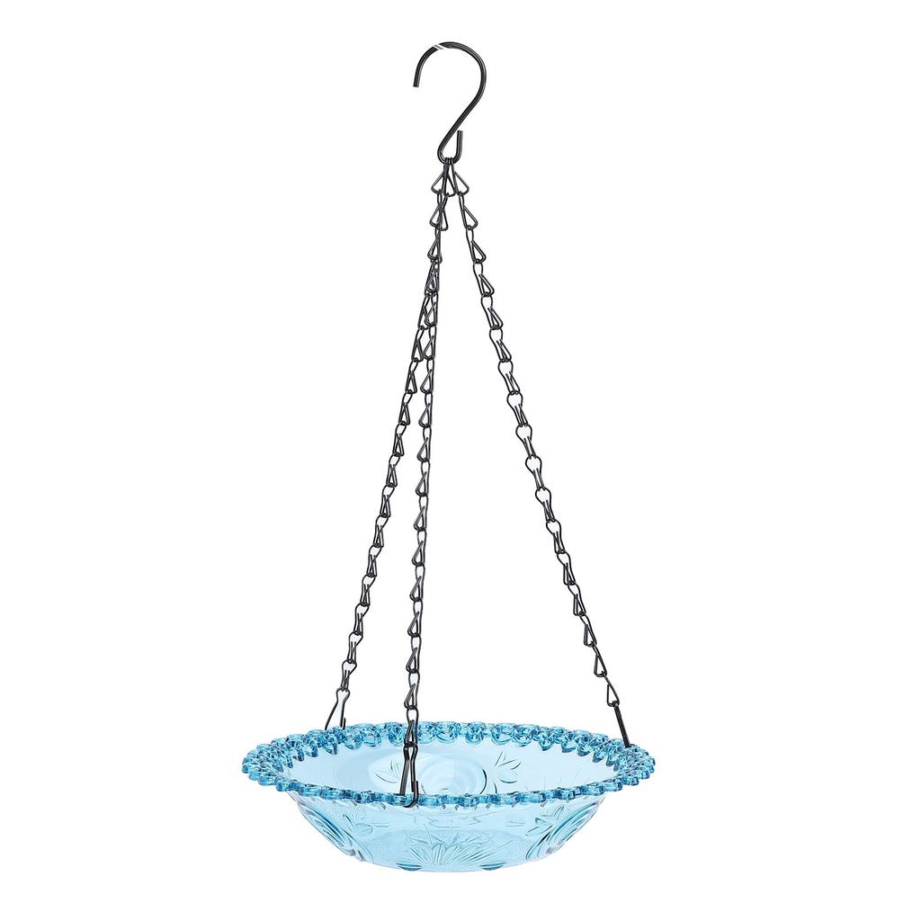 Solar Bird Bath Fountain for Outdoor Plastic Hanging Solar Powered Hummingbird Water Fountain for