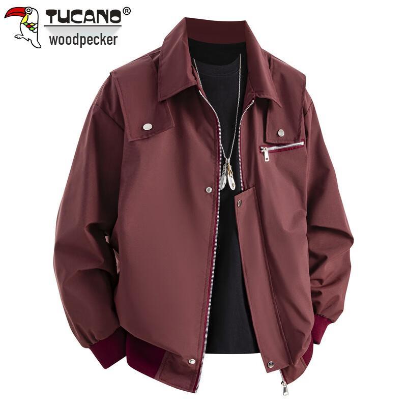 Tucano Męska kurtka z klapami w stylu vintage