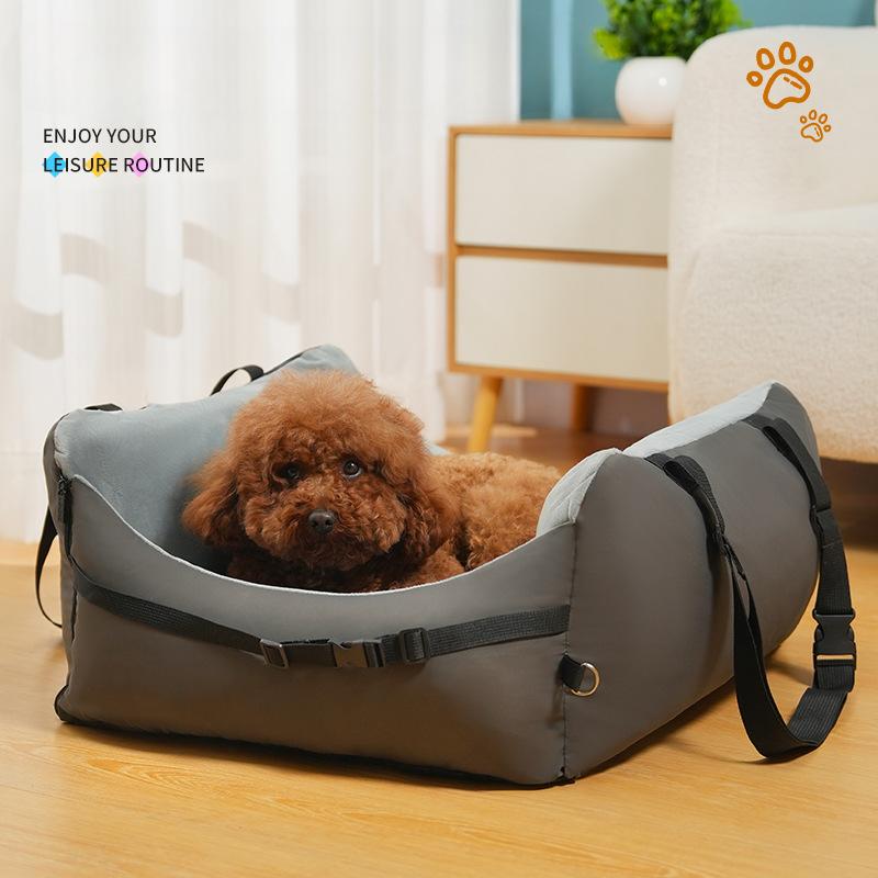 New Pet Car Kennel  Dog Travel Rear Car Seat  Removable and Washable  Thickened Anti-slip Dog Mat Cat Kennel