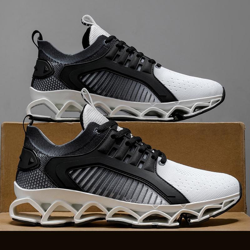 Men's Running Shoes Trainer Race Breathable Sneakers Non-Slip Jogging Cushioning Mesh Outdoor Couple Luxury shoes Off-road Shoes