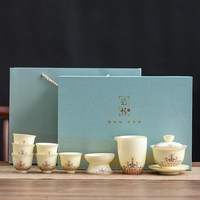 Huangshi Suzai Jade Porcelain Kung Fu Tea Set Business Company