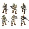 Eagle Desert Special Forces Soldiers Diy Figures 6pcs Building Blocks Kids Toy